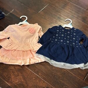 Cherokee Kids Dresses - Pink and Blue